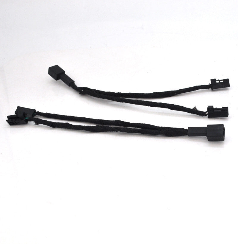 Set 2 SPEAKER ADAPTER PLUGS CABLE Y splitter for Mercedes C CLASS W205 W212 GLC v