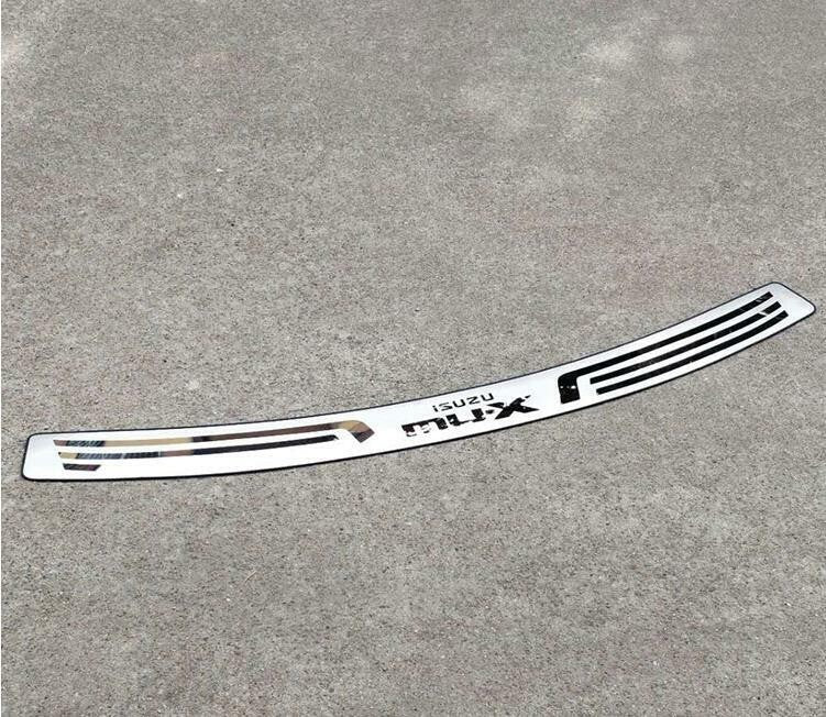 for Isuzu MUX 2020 Accessories Car Rear Boot Bumper Protector Scuff Plate Strip
