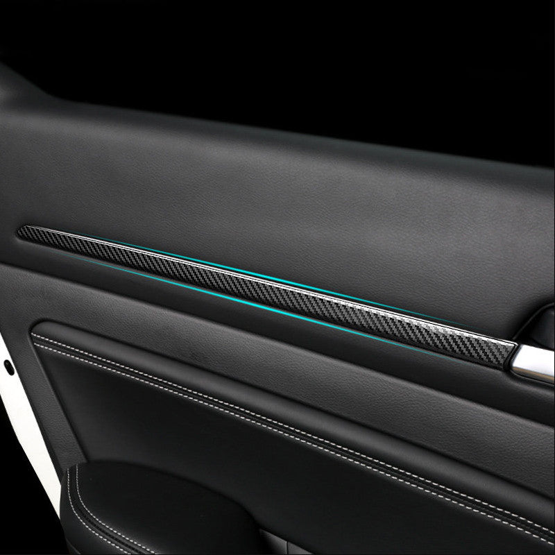 Carbon fiber interior door molding trim for Nissan Altima 2019 - 2023