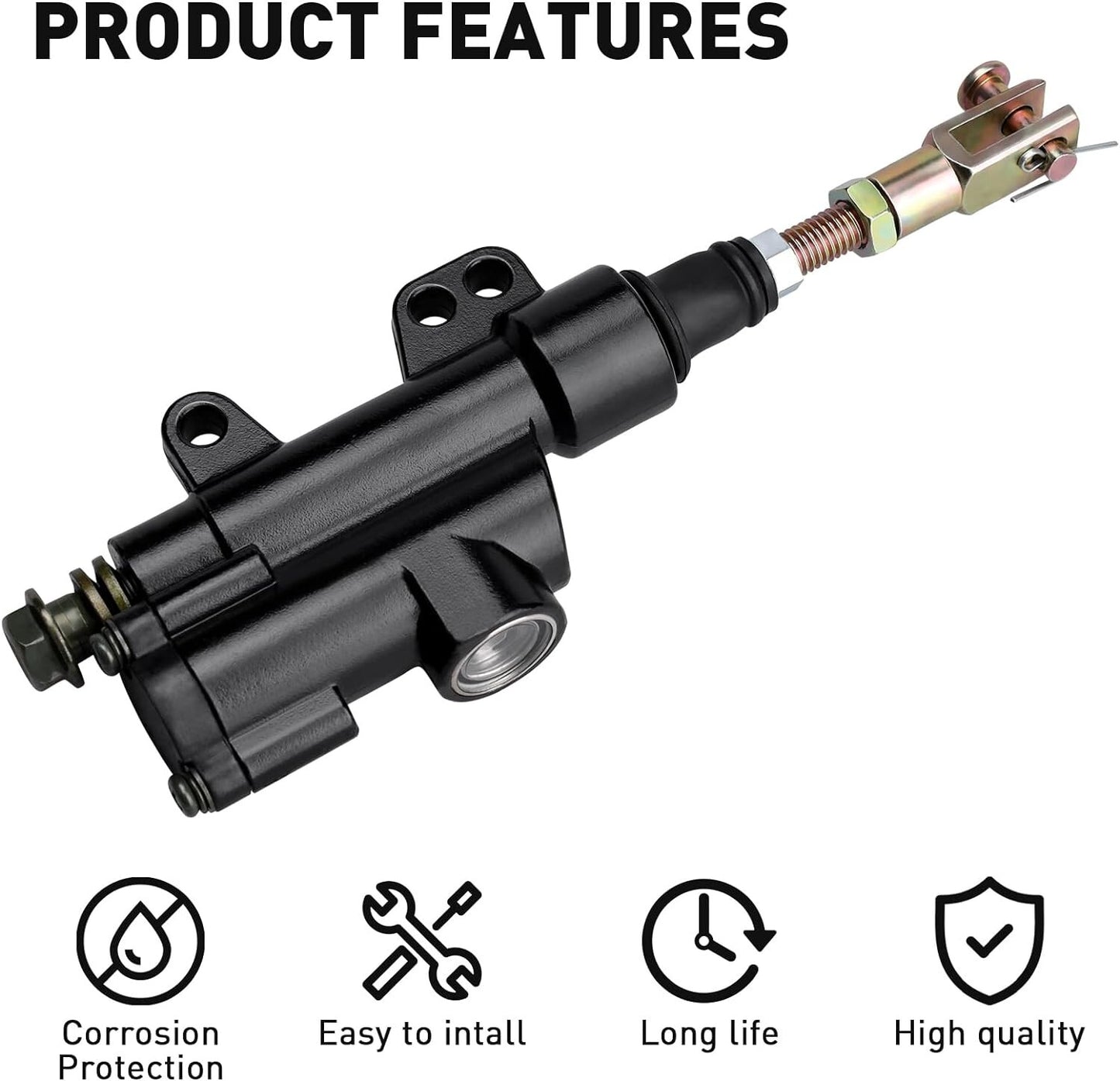 Rear Brake Master Cylinder Coolster 0.4” for Baja for SSR 125cc 110cc 140cc 90cc
