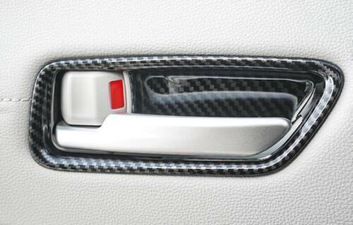 for Toyota for Corolla Cross 22-24 4P Carbon Fiber Style Inner Door Bowl Frame Trim