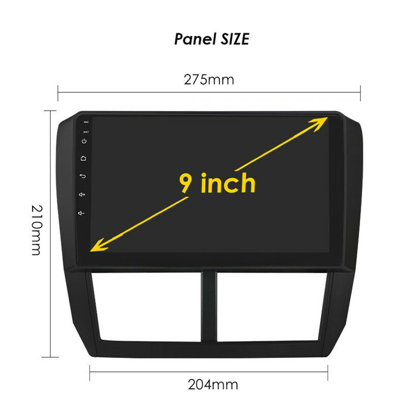 Car 9 Android for Subaru Forester Radio Multimedia Video Player GPS Navigation