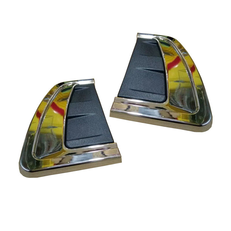 Pair Fender Side Trim Chrome for Toyota Fortuner 2016-18 Side Light Frame Cover