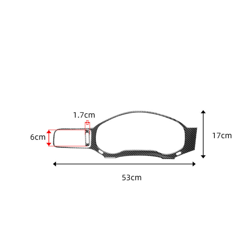 Carbon Fiber Headlight Eyebrows Panel Trim Cover For Rogue 2014-2016 v
