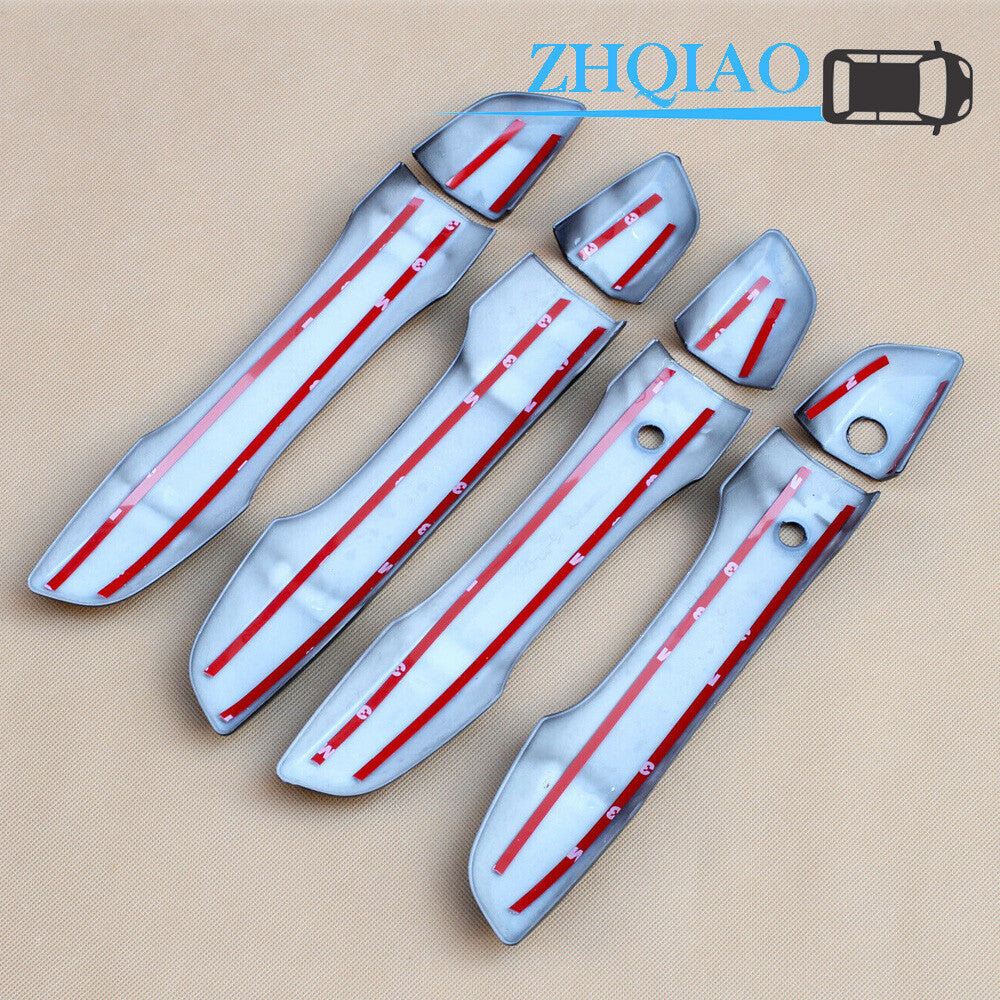 Carbon Fiber Side Door Handle Covers Trim Fit for Honda for Civic 16-20