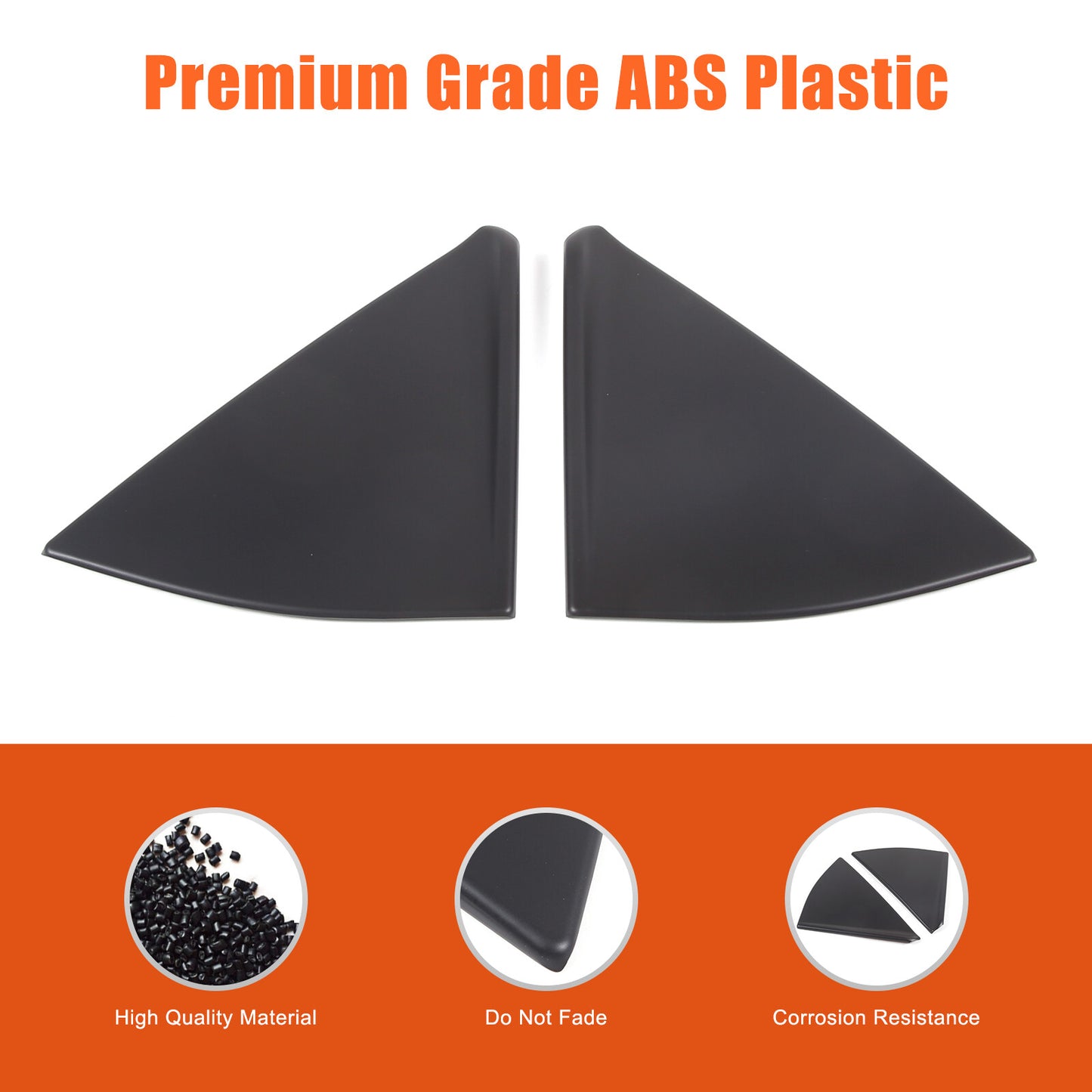 4-Pack for Subaru Outback 2020-2024 Carbon ABS Car Front Fog Light Cover Trim- v