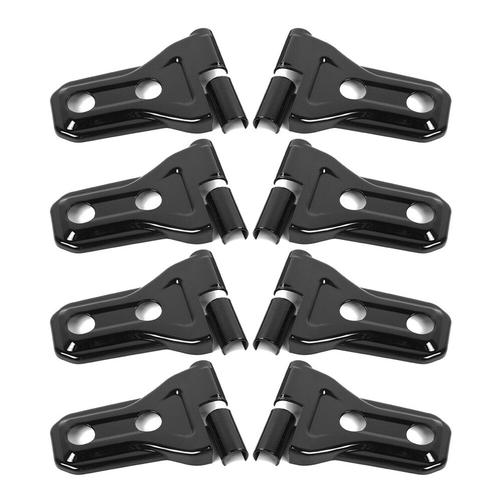 8pcs Black Door Hinge Covers Trim for Jeep for Wrangler JL 2018+ 2018