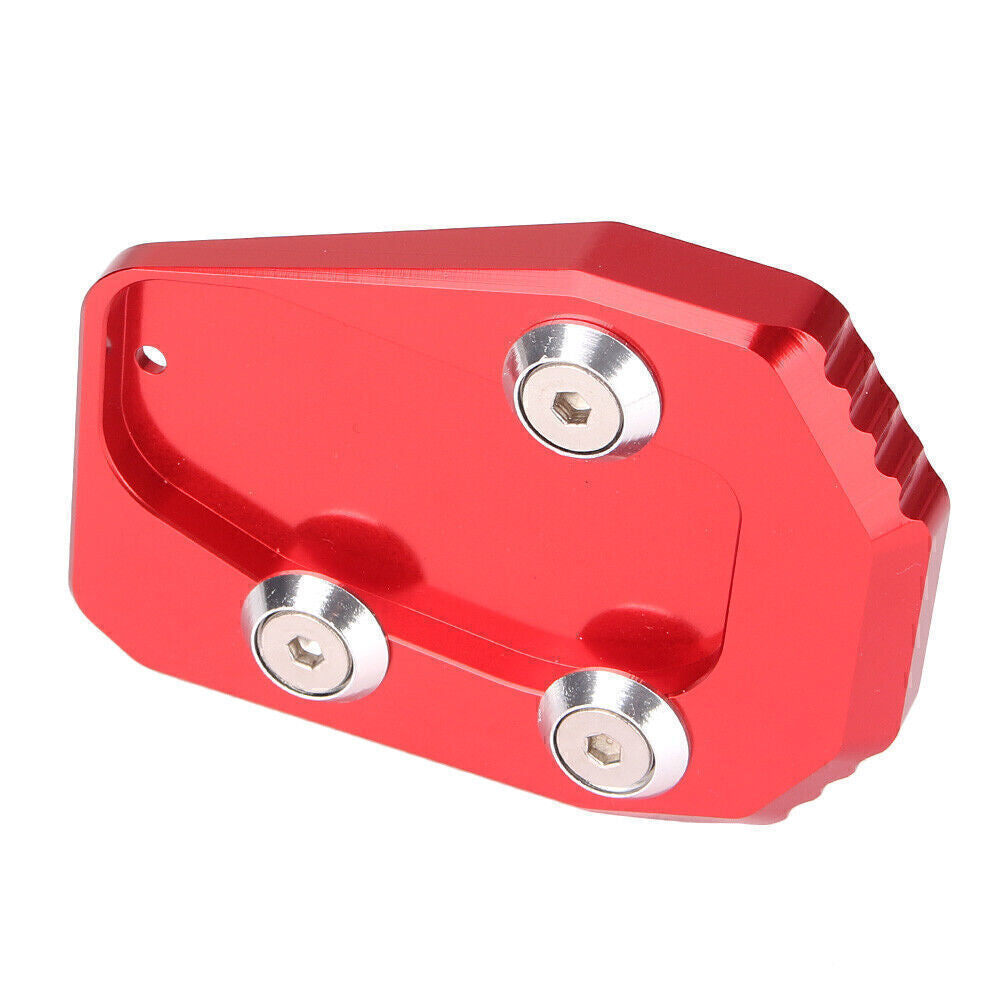 Kickstand Side Foot Stand Extension Pad for Yamaha MT09 2013 2014 2015 2016 Red Q