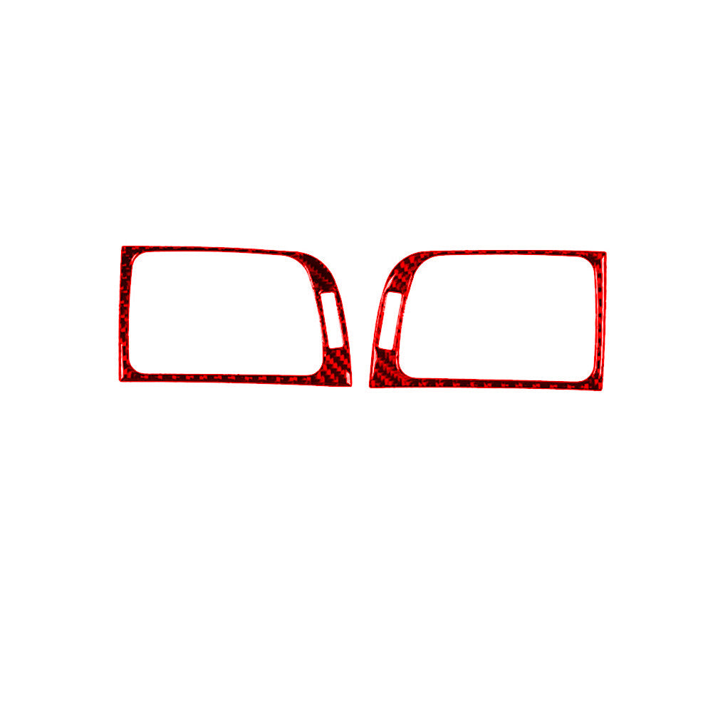 for VW for Golf 7 GTI MK7 2014-2019 Red Carbon Fiber GPS Navigation Panel Trim Cover v