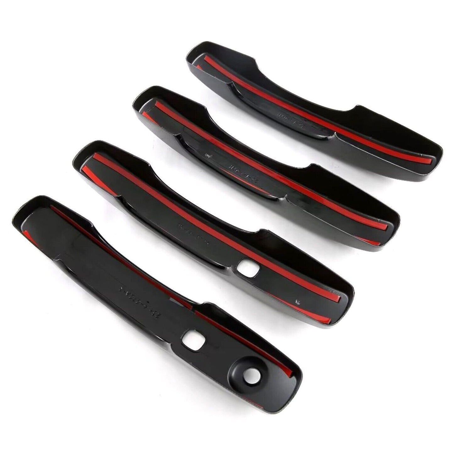 for Ford Ranger 2024-2025 Gloss Black Door Handle Cover Trim With for Smart Hole 4X