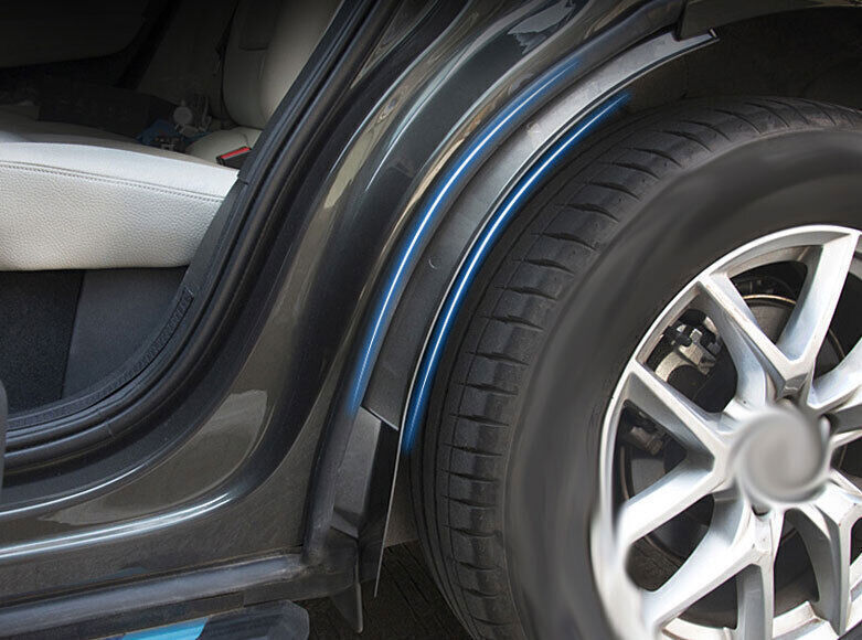 for Volvo XC60 2018-2024 Black Painted Mud Flaps Splash Guards Fender Mudguards