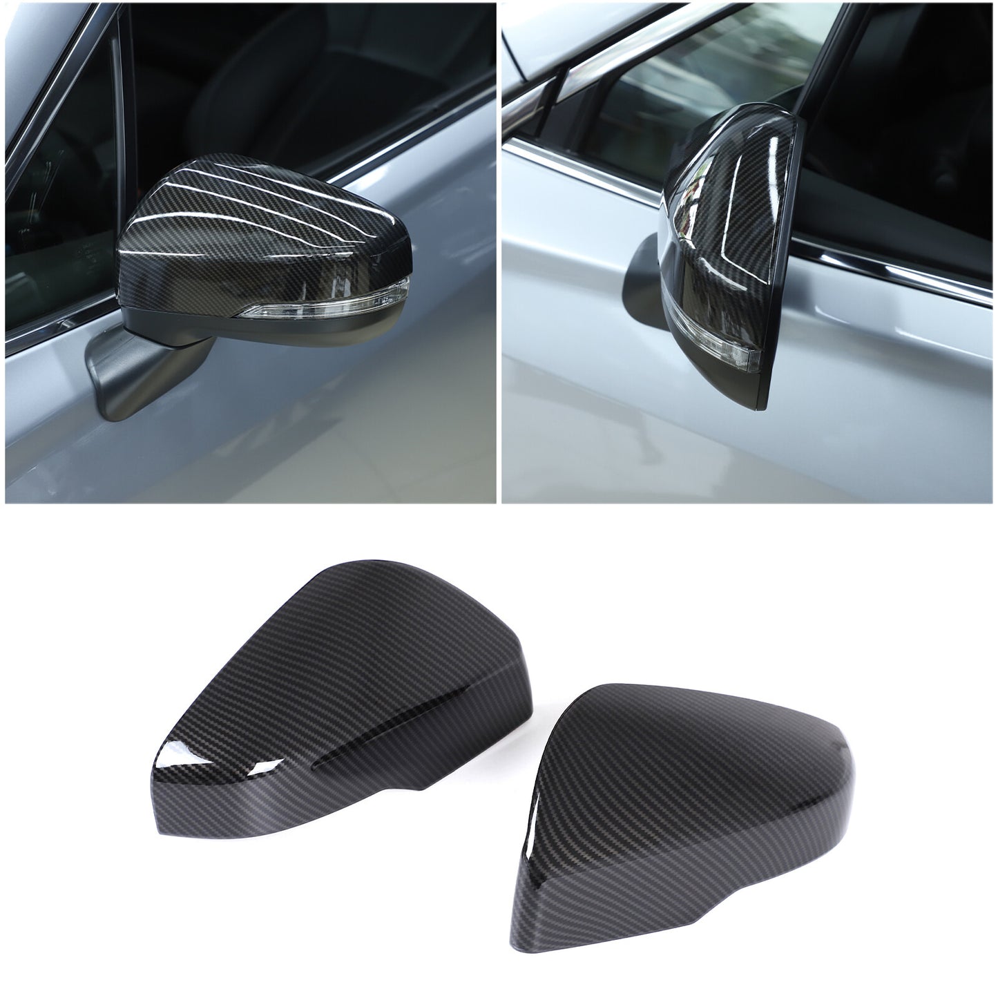 Carbon ABS side mirror cover trim for Subaru Forester SK 2019-2024 (2 pieces) n