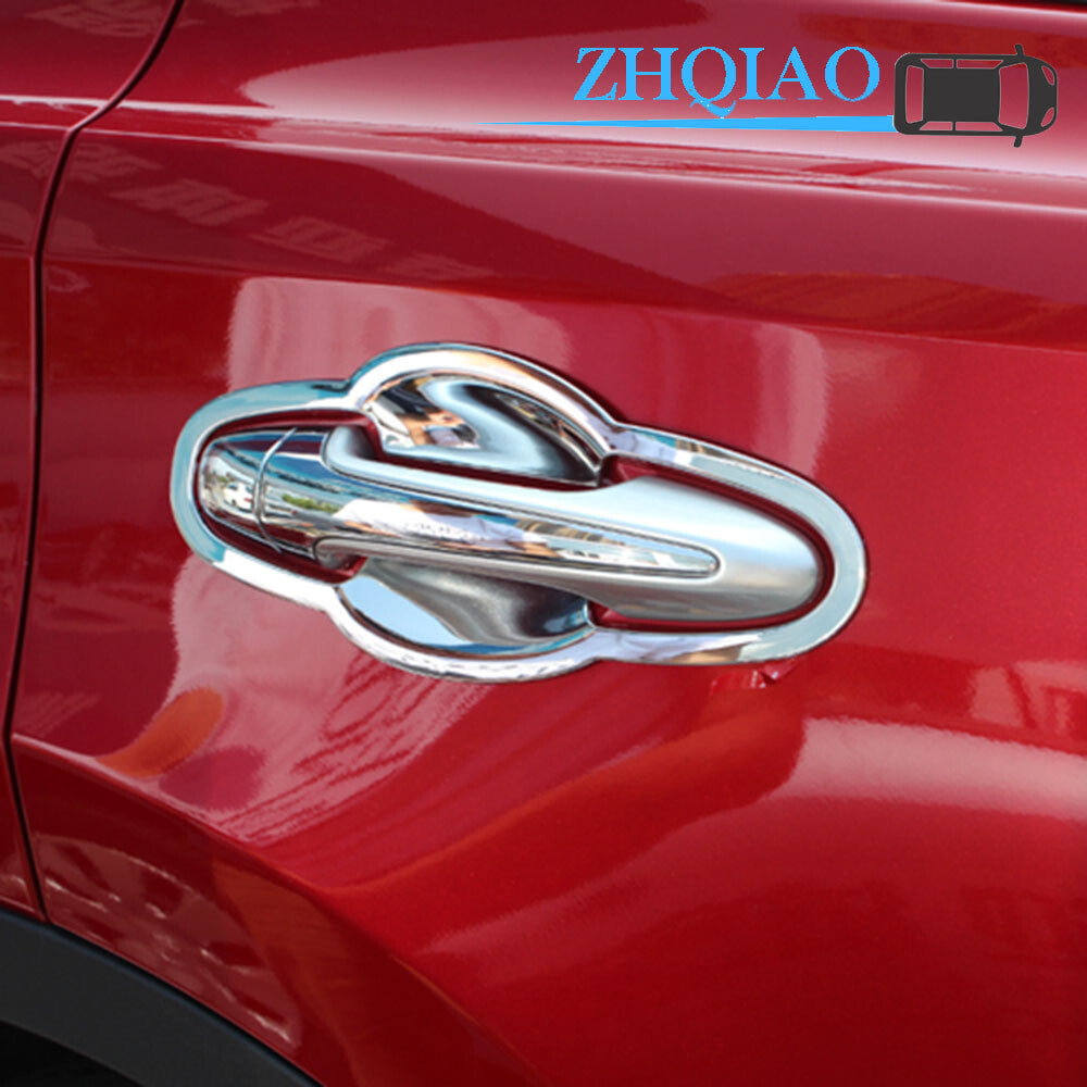 Chrome Door Handle Bowl Cavity Cover Trim Fits for Toyota RAV4 2013-2018