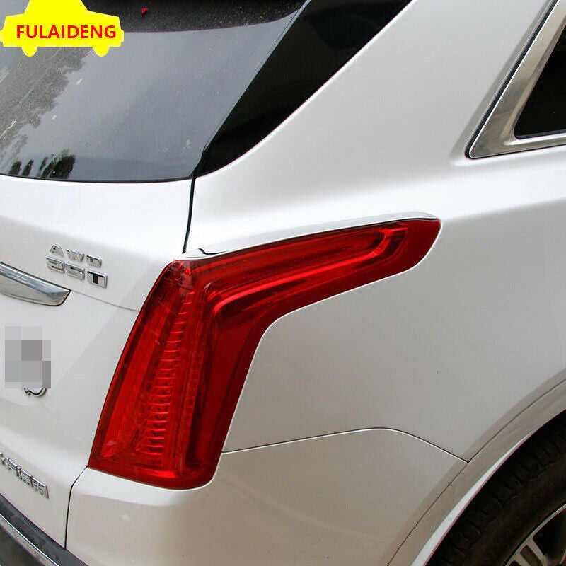 for Cadillac XT5 2016-2021 Stainless Chrome Taillight Strip Eyebrow Cover Trim