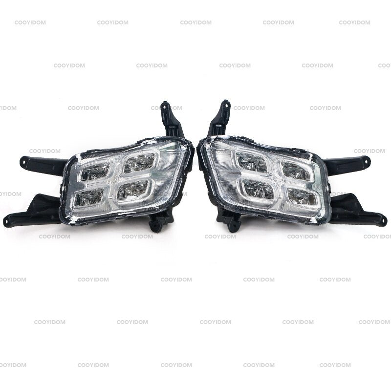 1Pair LED Fog Lamp ABS 12V DRL Daytime Running Light for Kia Optima K5 2014-2015