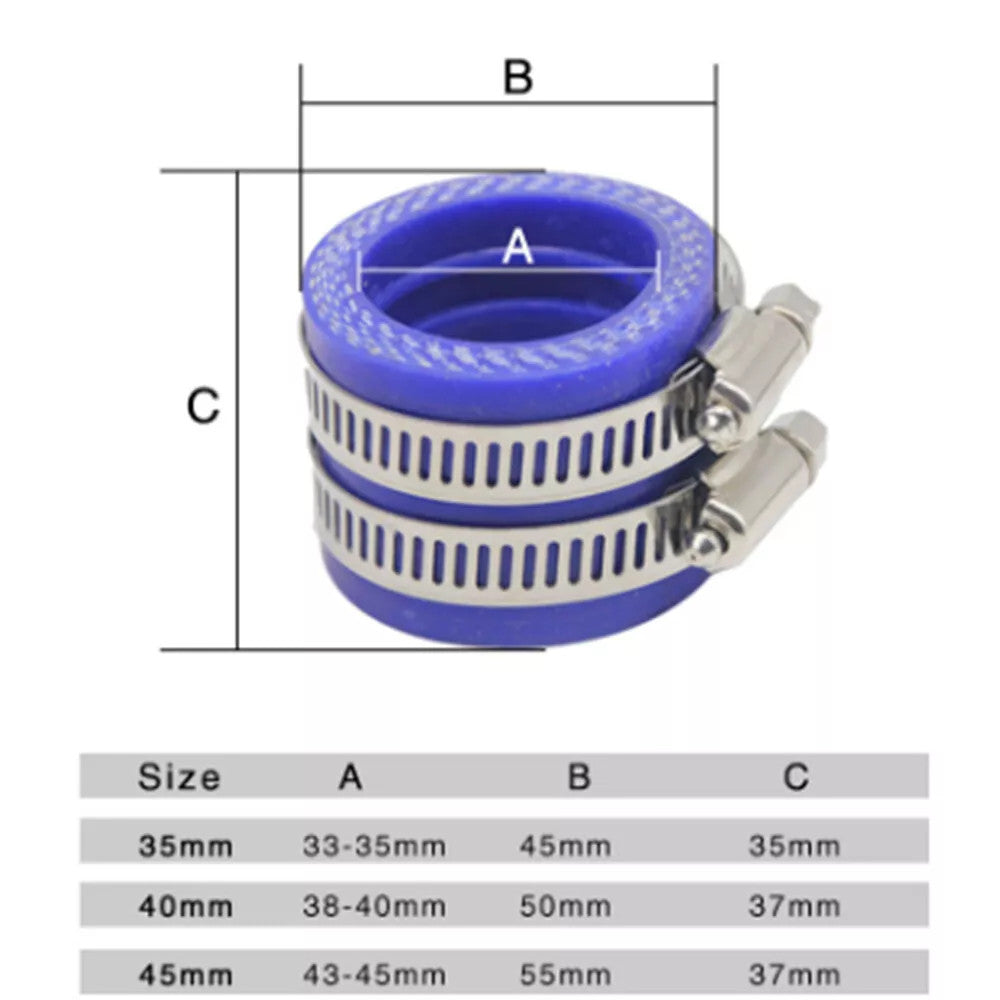 45mm Flanger Adapter Carbohydrate Manifold Shoe for Scooter Carburetor Manifold Inlet
