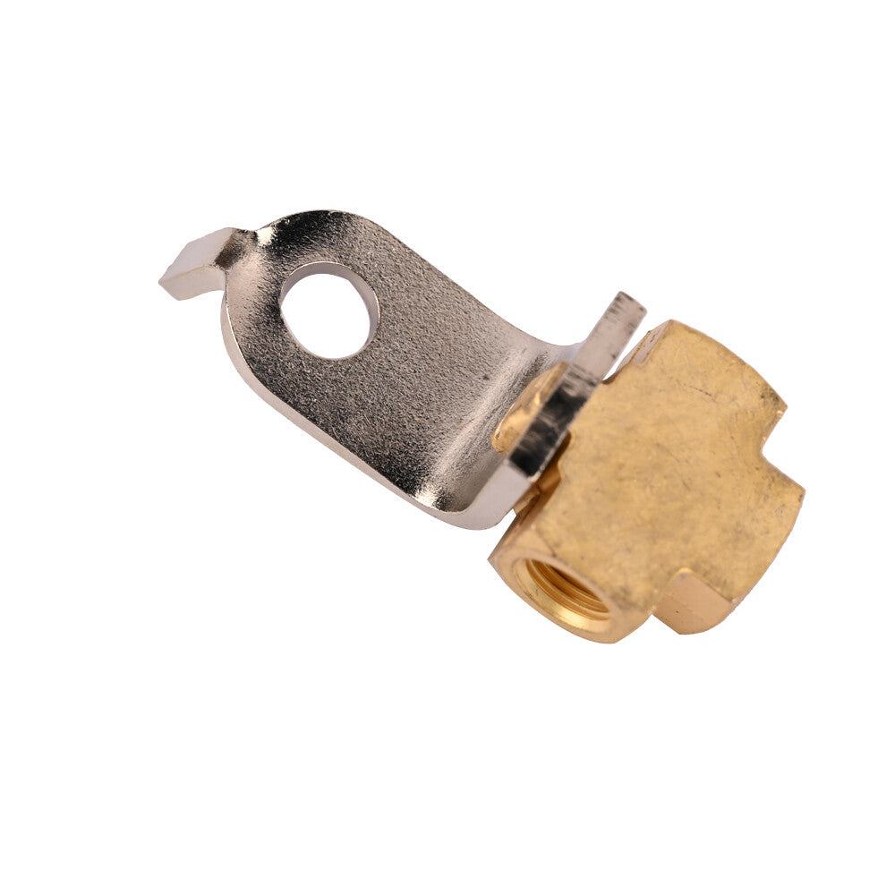 For Brake Line Tee 3/16 Tube w/ Mounting Bracket Inverted Flare 3/8-24, UT316B