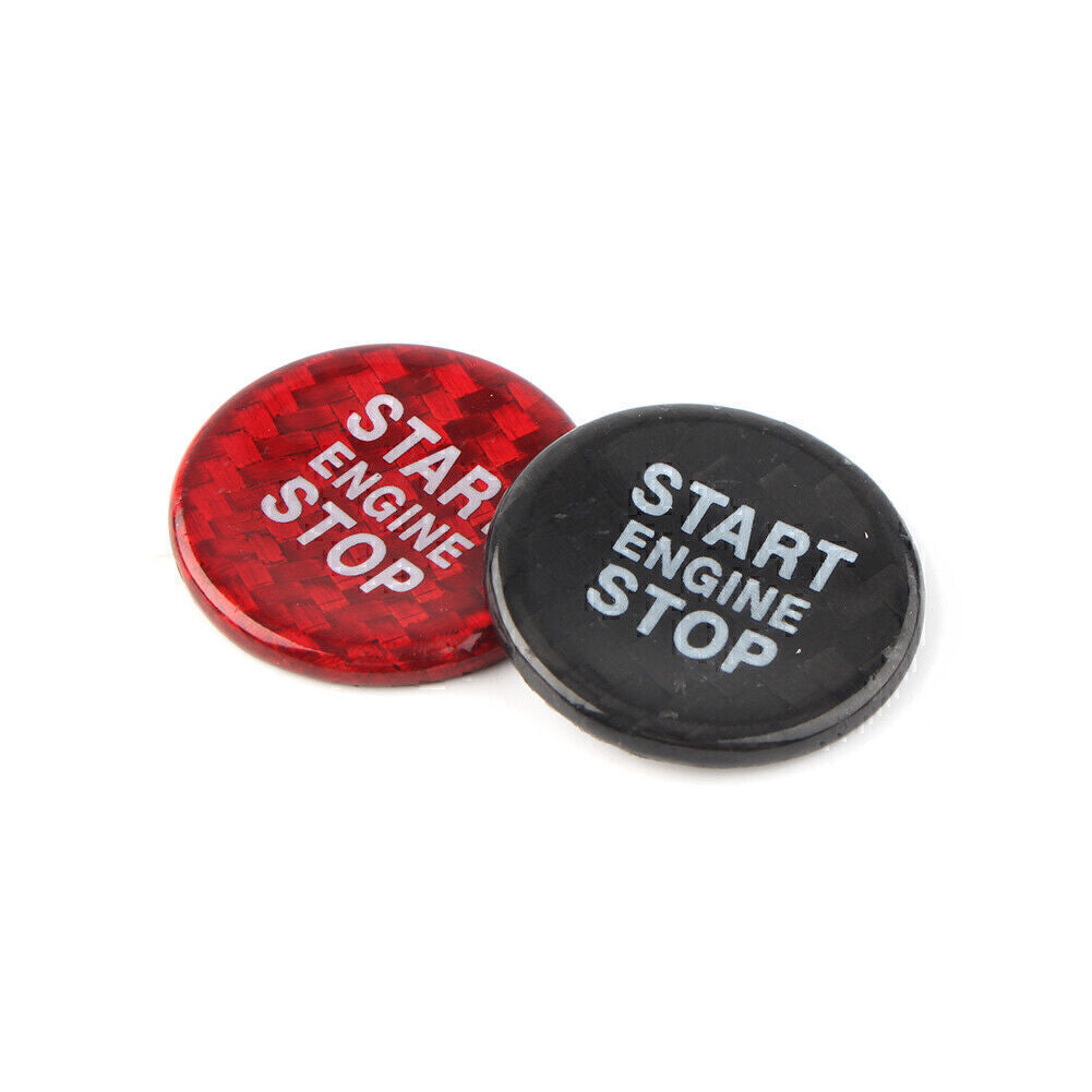 Carbon fiber Car ignition start button sticker Fit for Alfa Romeo Giulia for Stelvio