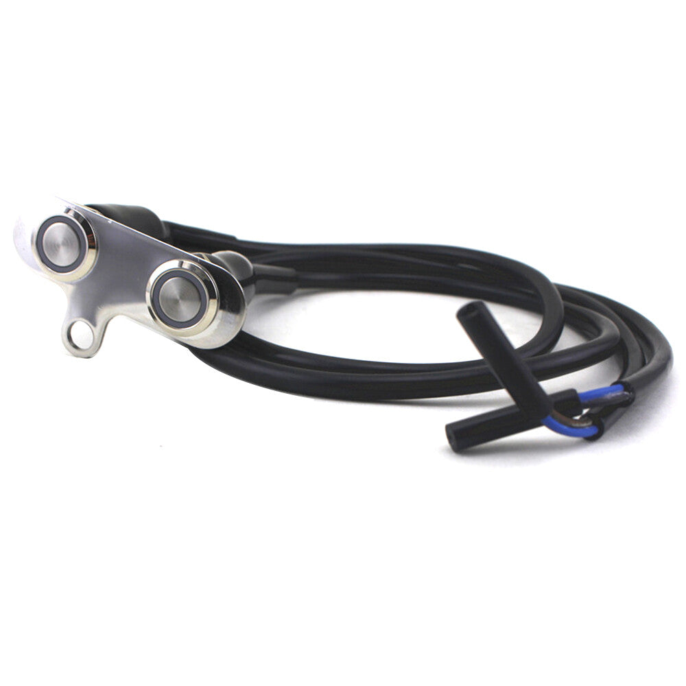 DC12V Motorcycle Switch ON-OFF Handlebar Adjustable Mount Switches Button Green Q