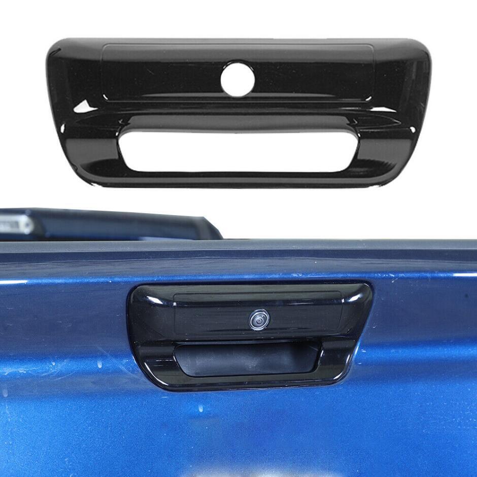For 19-2022 for Dodge for RAM 3500 ABS Glossy Black Rear Door Tailgate Handle Cover Trim