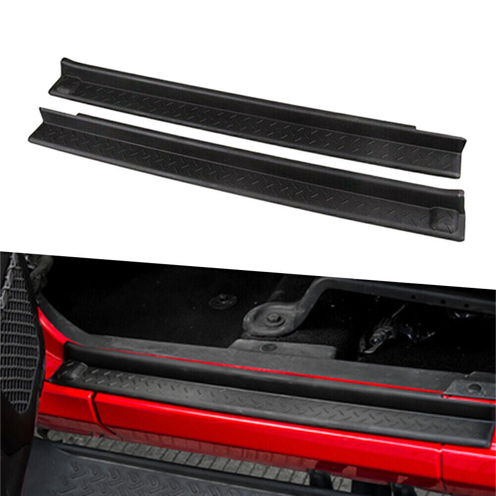 Front Door Sill Entry Guard 2-Door Cover Step Fit for Jeep for Wrangler JK 2007-2017