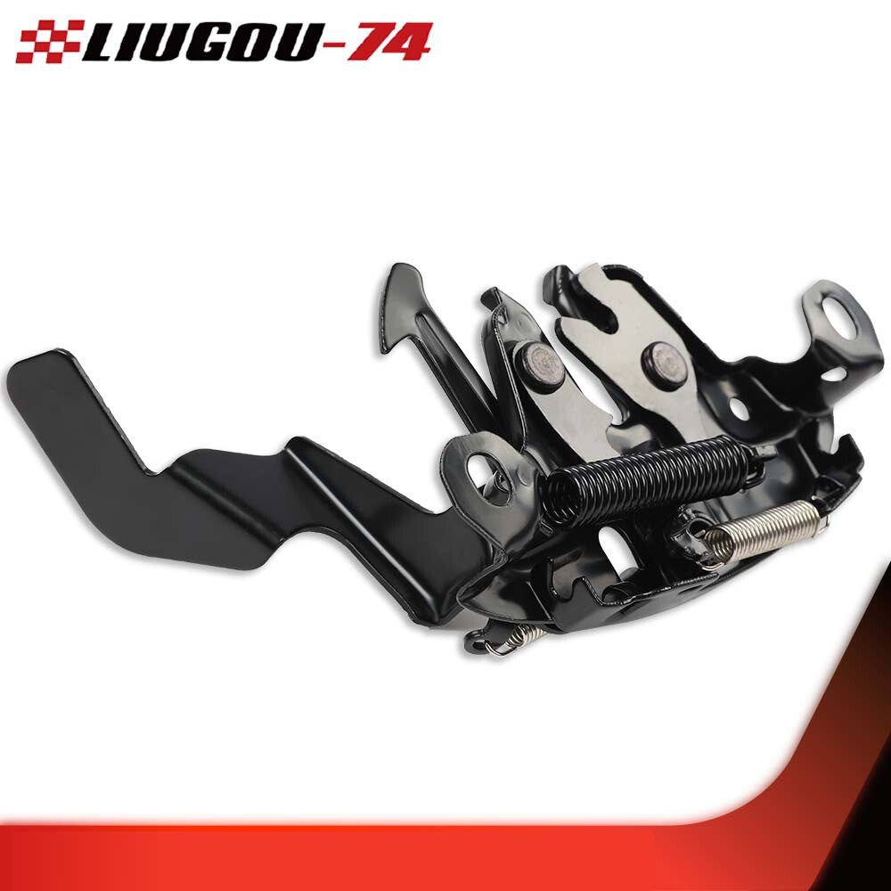 1 hooded latch, black, fits 2013-2019 for Nissan Sentra 65601-5UD0A Q