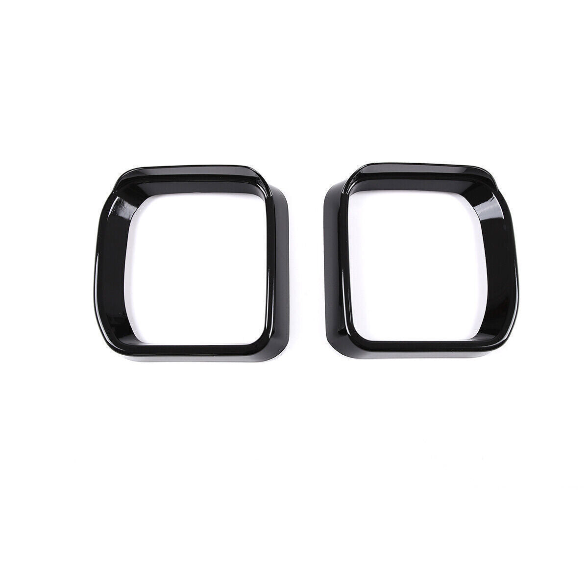 for Land Rover for Defender 20-25 Glossy Black Rear View Mirror Rain Eyebrow Trim 2X