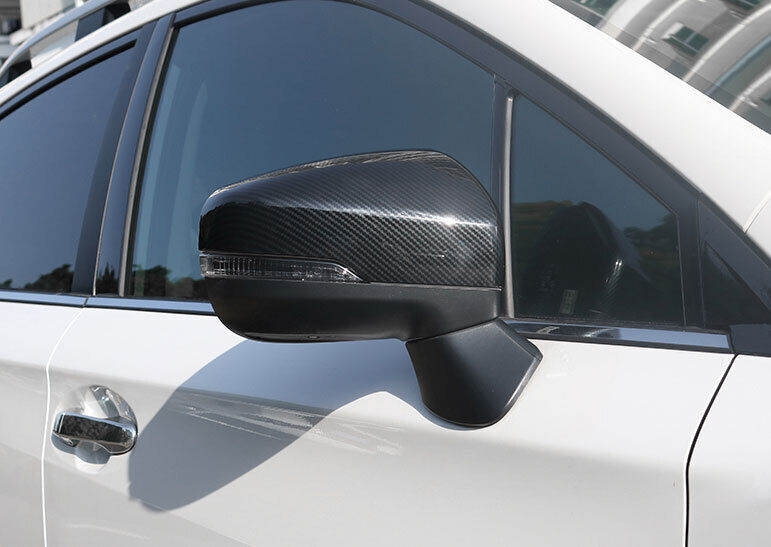 for Subaru Legacy 2018-2023 ABS Carbon Fiber Rear View Side Mirror Cover Trim 2x