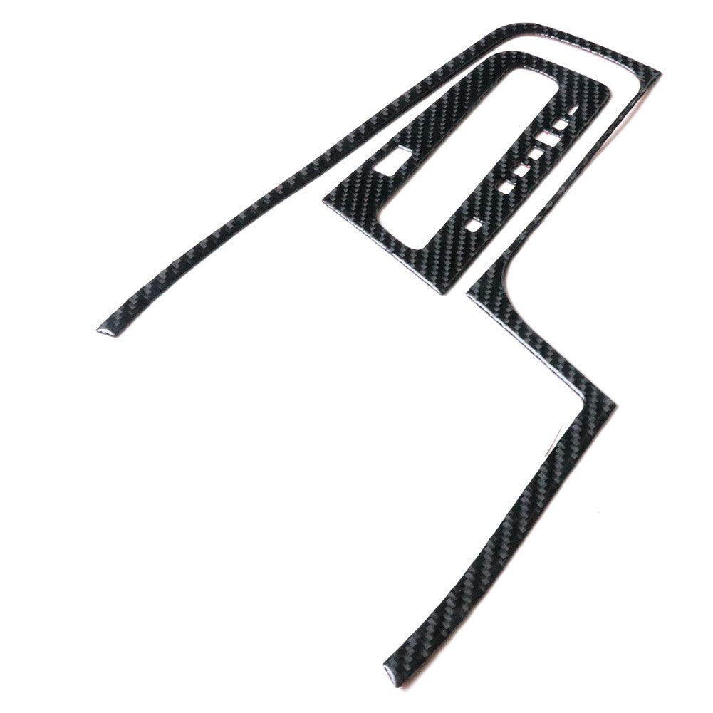 Copilot Side Door Storage Trim Cover Decor Carbon Fiber for Audi Q5 2009-2017 v