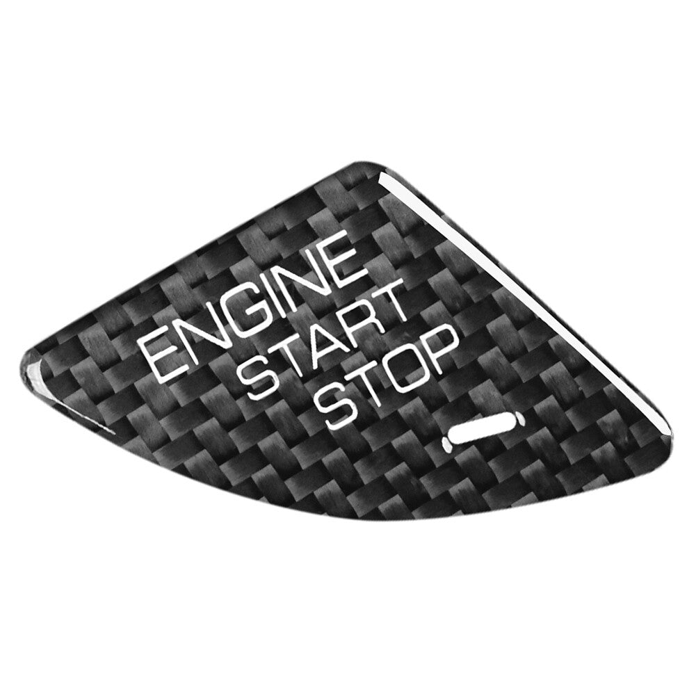 Motor Start Stop Knopf Trim Fur for Cadillac ATS 2013-2019 ATS-L 2014-2019 Schwarz