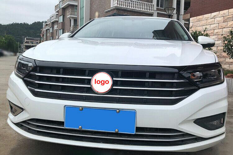 for Volkswagen for Jetta Mk7 2019-23 Engine Hood Strip Front Grille Grill ABS Black