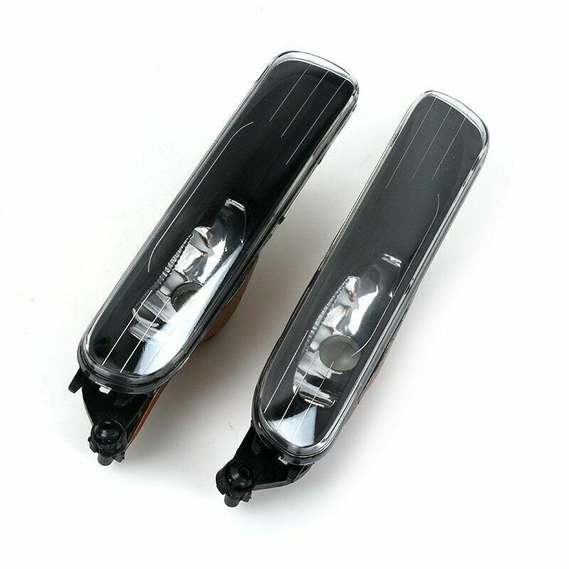 1 Pair Front Bumper Fog Light Fog Lamp Without Bulb for BMW E46 323i 1999-2001