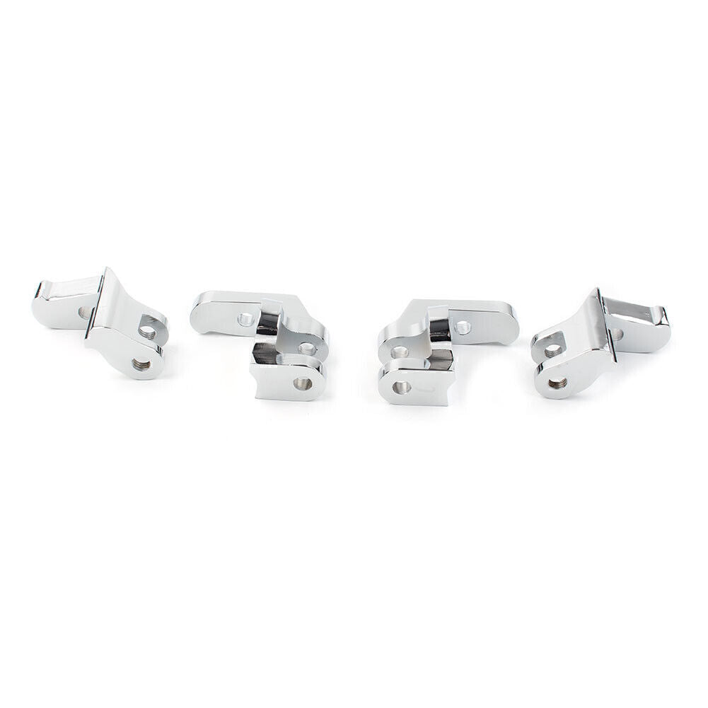 Front Driver Floorboards Footpegs Relocator Relocation Brackets for Harley 97-16