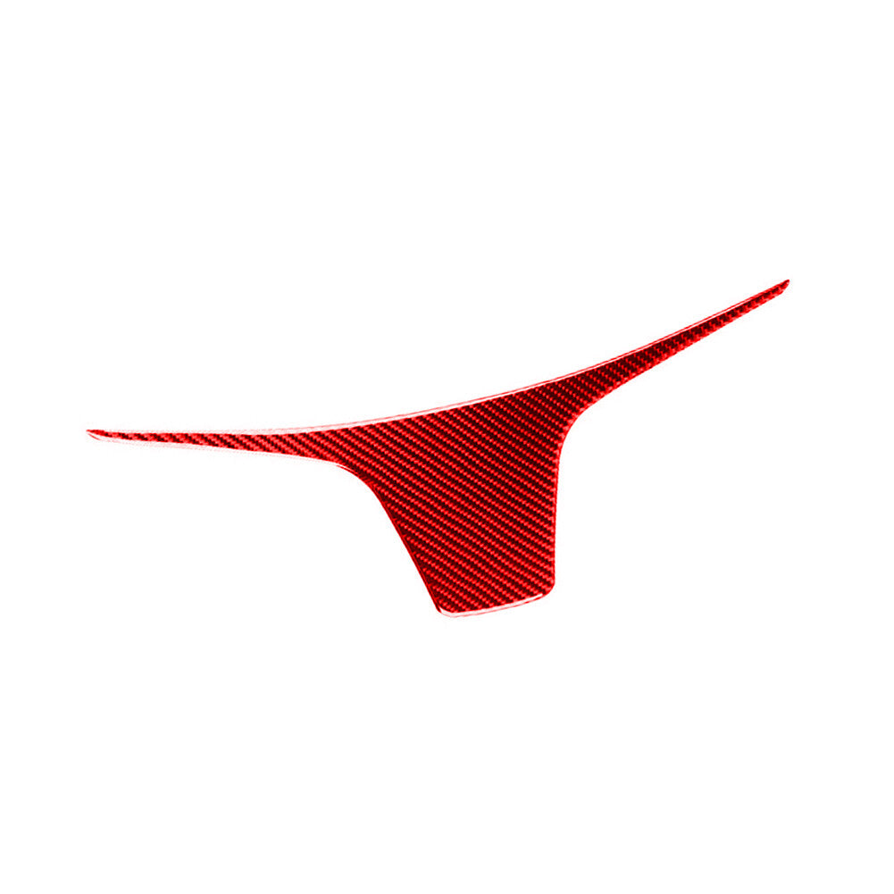 Red 3Pc Central Control System Trim Cover Carbon Fiber For 350Z 2006-2009 v