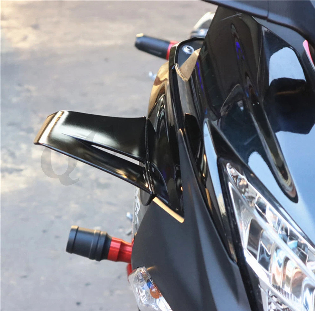 Smooth side wing air deflector wing body boiler motorcycle parts