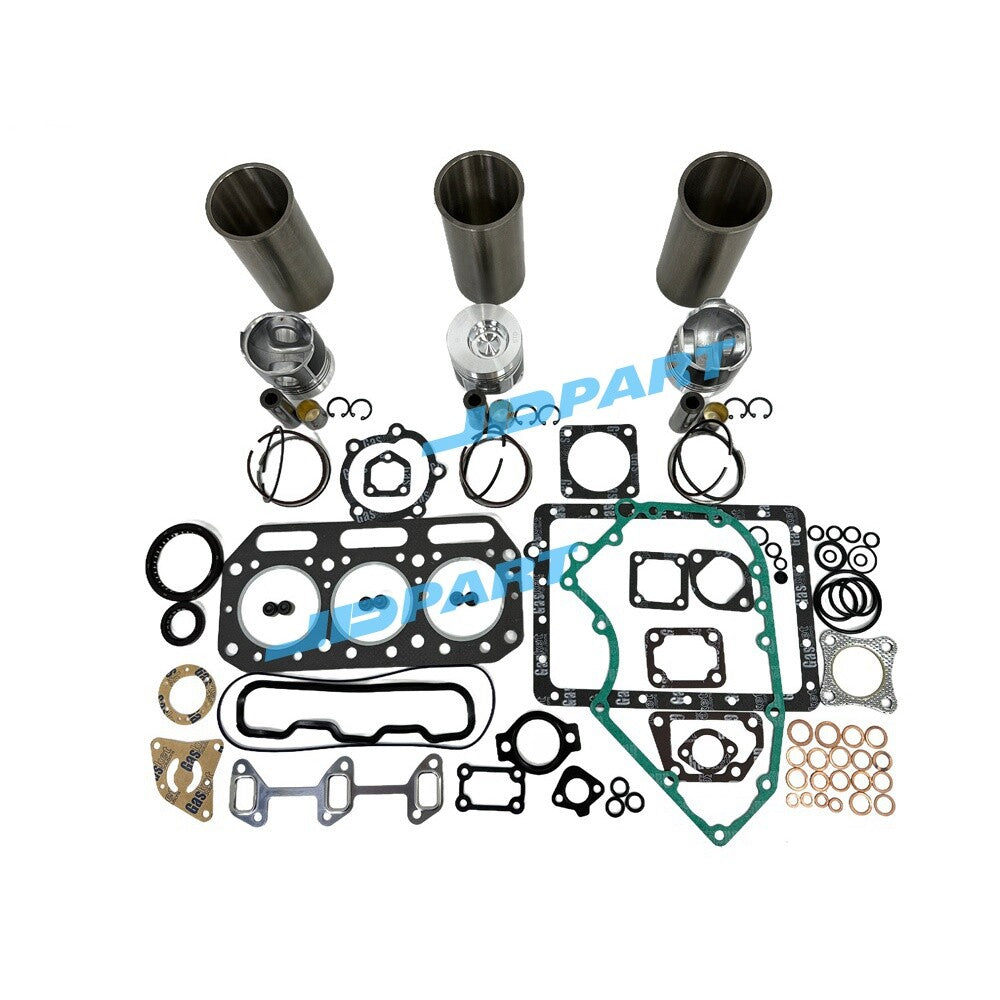 Excavator engine parts for 3T75HA cylinder liners with gaskets -