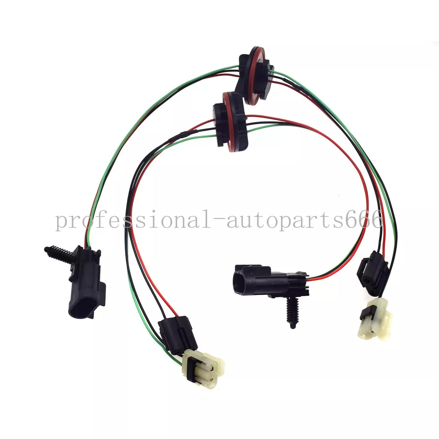 Left/right headlight wiring harness for Dodge for Ram 1500 2500 quad halogen lamps