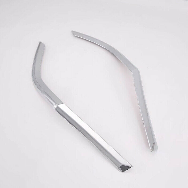 Chrome Car Tail Rear Fog Light Lamp Frame Cover for Hyundai Santa Fe 2019-2021