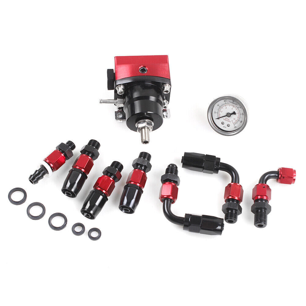 Fuel Pressure Regulator Gauge Rail FPR B16 B18 B20B-Series Q