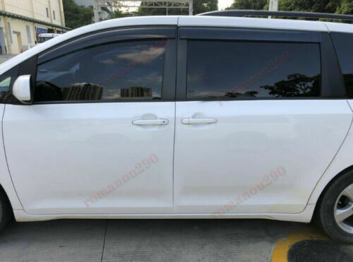 for Toyota for Sienna 11-20 Smoke Window Visor Vent Sun Shade Rain Guard Door Visor