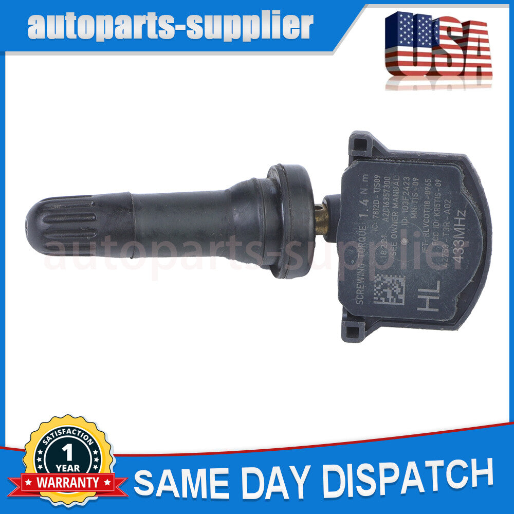 4x 42753-T3R-A02 TPMS sensor, tire pressure sensor 433MHz, suitable for Honda for Acura .