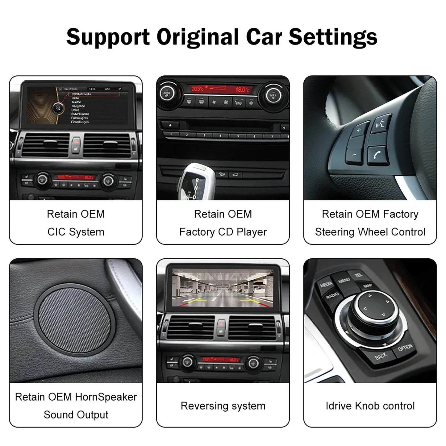 10.25 CarPlay Car TouchScreen For 2011-2013 for BMW X5 E70 X6 E71 CIC Android Auto