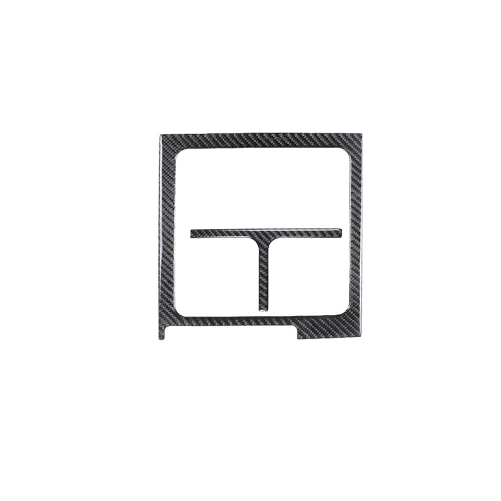 Red Central Control Vent Trim Cover Carbon Fiber For COBALT 2005-2010 v