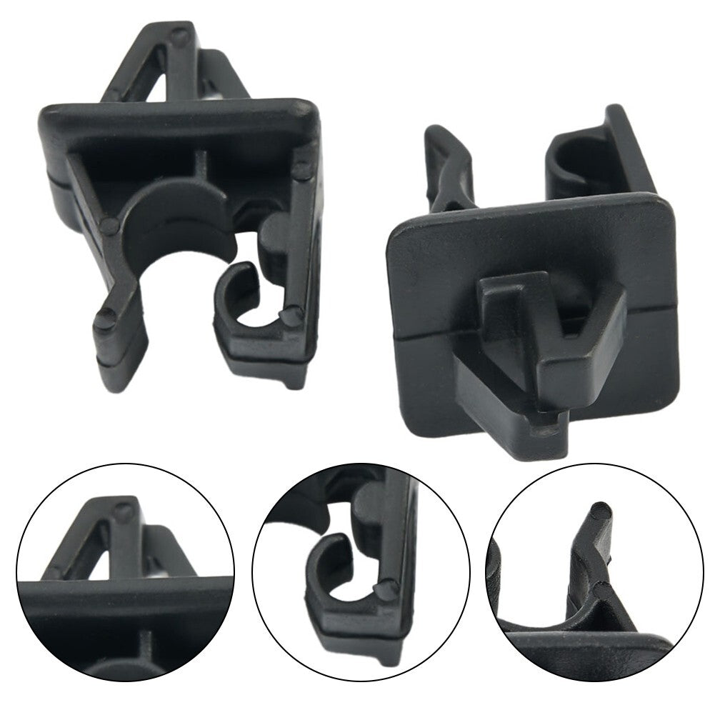 Plastic Clips Black Car Holder Clips Hood Prop Rod Useful