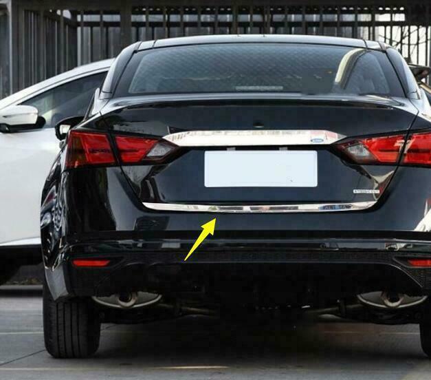 Chrome Rear Door Trunk Tailgate Lid Protection Trim for Nissan Altima 2019-2022
