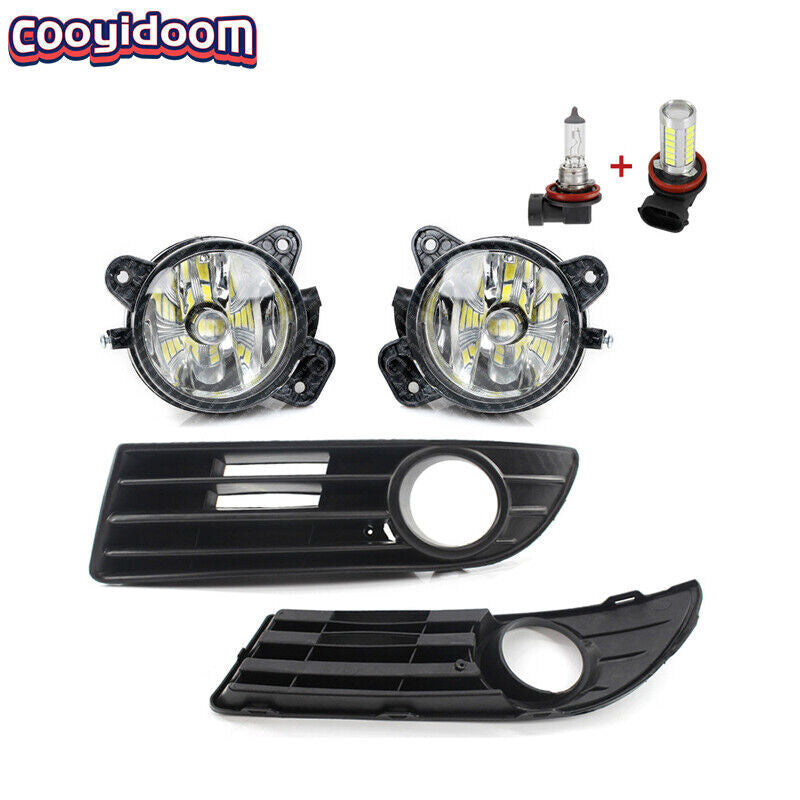 for VW Polo GTI 9N3 MK4 2005 -2010 Front Halogen+LED Fog Light