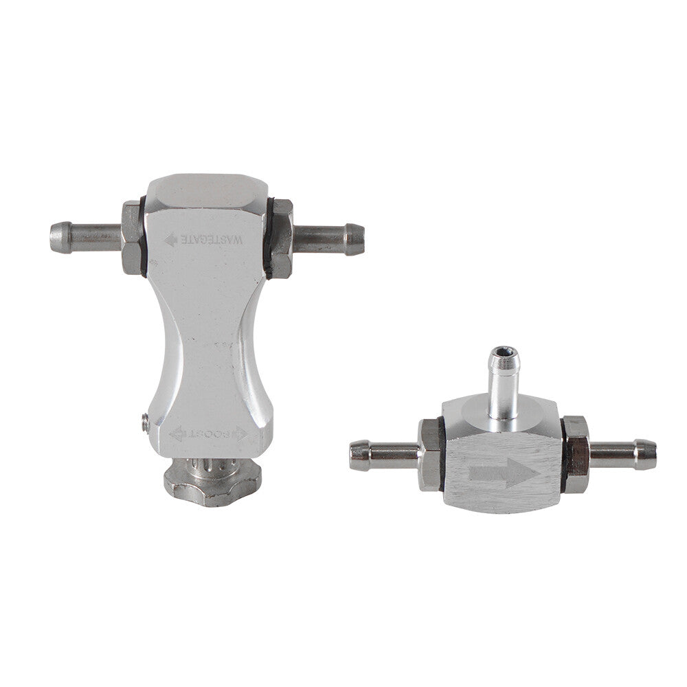 Car Manual Turbo Boost Controller Kit Adjustable Bilateral Turbo Tee Bleed Valve