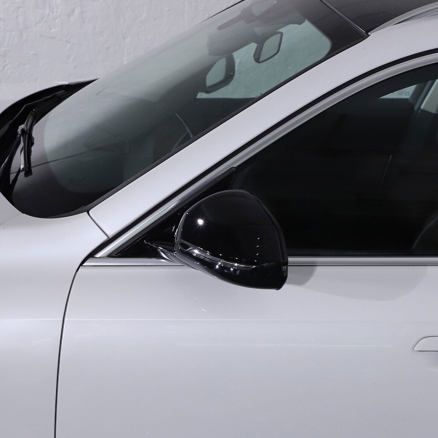 ABS Gloss Black Side Door Rear View Mirror Cover Caps Trim for BMW X1 2023-2025