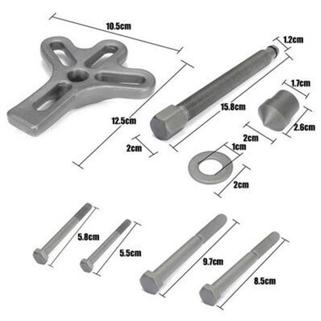 DIY Metal Car Harmonic Balancer Puller Steering Wheel Gear Crankshaft Damper 23x