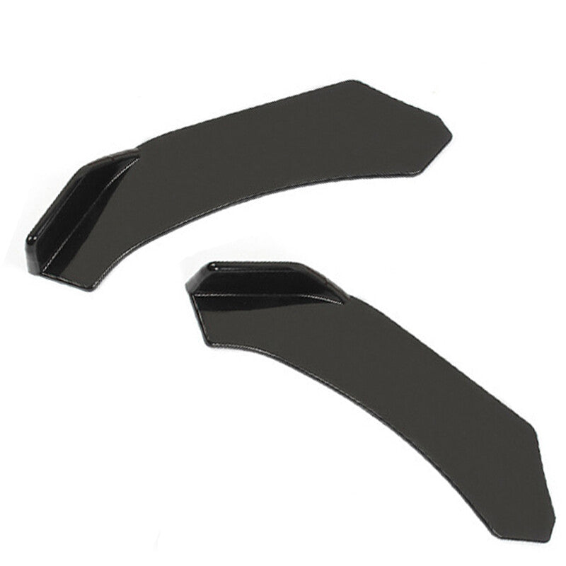 US STOCK Car Black Front Bumper Lip Body Kit Spoiler Wing Parts Accessories v
